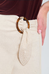 Falda pareo con hebilla