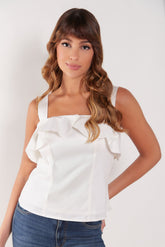 Blusa tiras escote recto