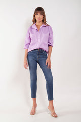 Camisa con bolsillos giagonales