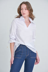 Blusa manga 3/4 con punteras