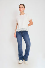 Camiseta manga corta cajon