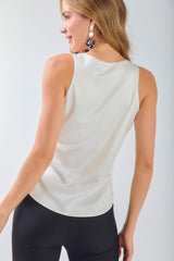 Blusa m/s en sateen