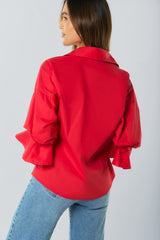 Camisera manga 3/4 en algodón