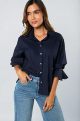 Camisera manga 3/4 en algodón