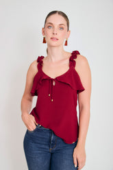 Blusa tiras