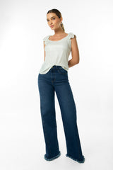 Blusa tiras con gola