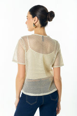 Camiseta en malla