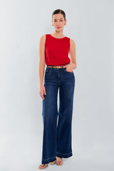 Blusa basica manga sisa en lycra fria