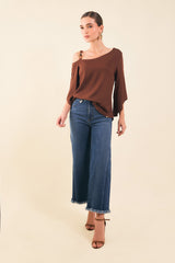 Blusa solo hombre con herraje