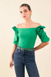 Blusa en bengalina