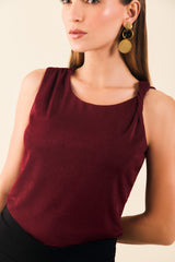 Blusa m/sisa entorchada