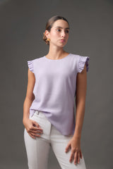 Blusa Sisa Fruncida en Gasa