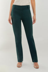 Pantalón básico en drill bota recta t.medio