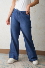 Pantalon baggy en tencel
