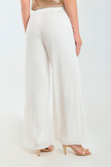 Pantalón básico en chiffon