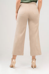 Culotte en drill bolsillos ojal