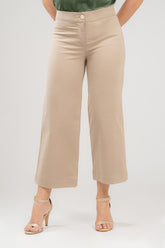 Culotte en drill bolsillos ojal