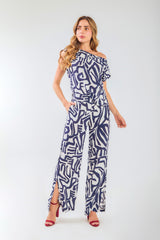 Pantalón palazzo estampado