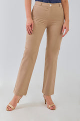 Pantalón en drill bota recta