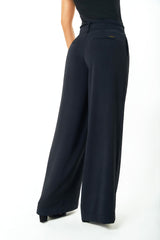 Pantalón palazzo prenses y cinturón