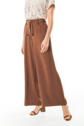 Pantalón palazzo prenses y cinturón