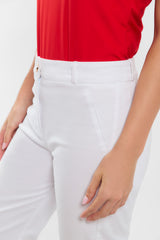 Pantalon basico en drill bota recta