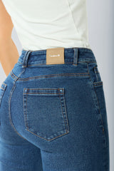 Jean bota recta 5 bolsillos