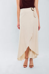 Falda pareo con hebilla