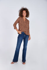 Bluson manga 3/4 animal print