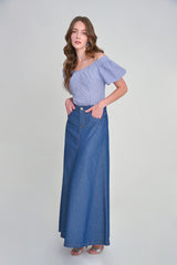 Blusa off shoulders m/c