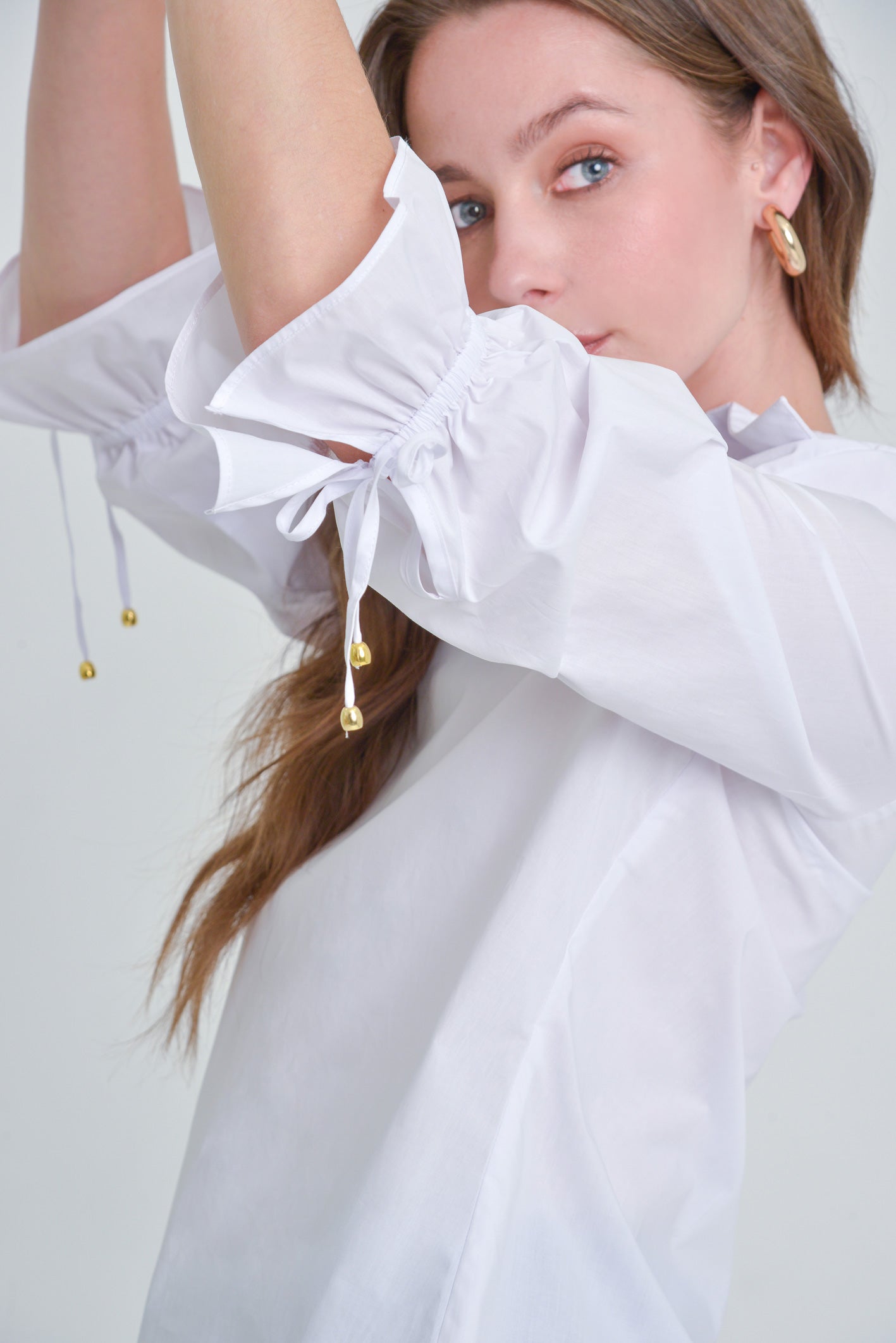 Blusa manga 3/4 con punteras