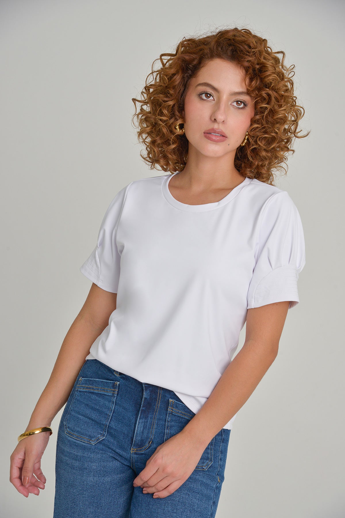 Camiseta en lycra fria manga con prenses