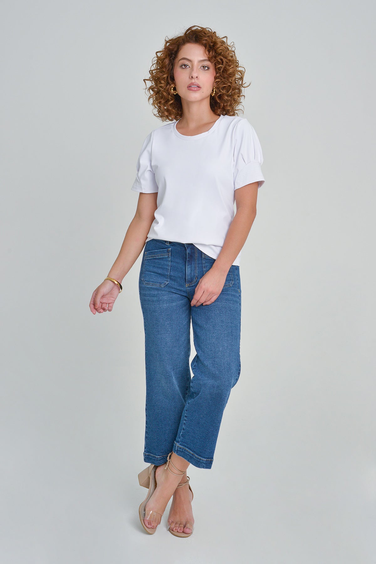 Camiseta en lycra fria manga con prenses