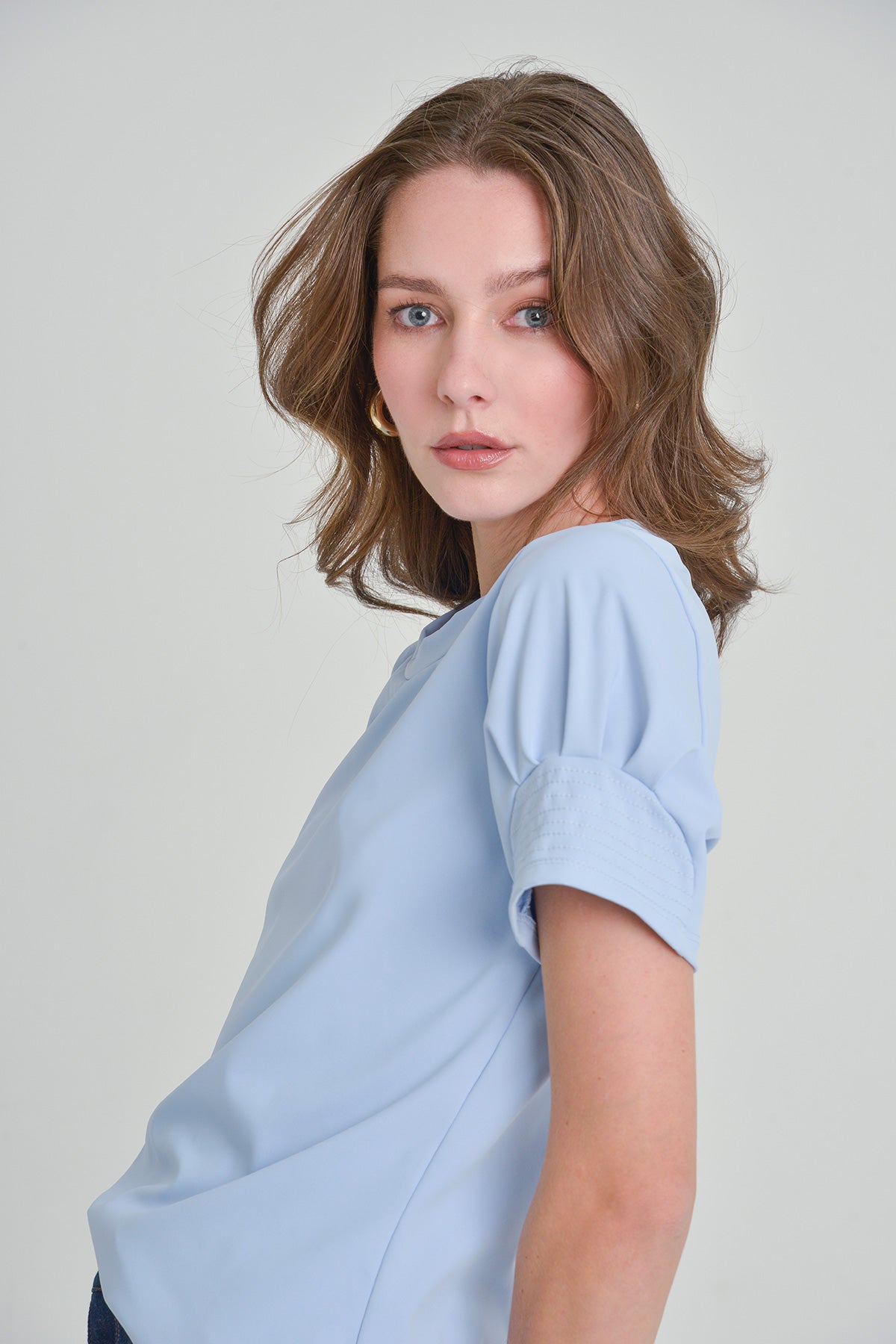 Camiseta en lycra fria manga con prenses