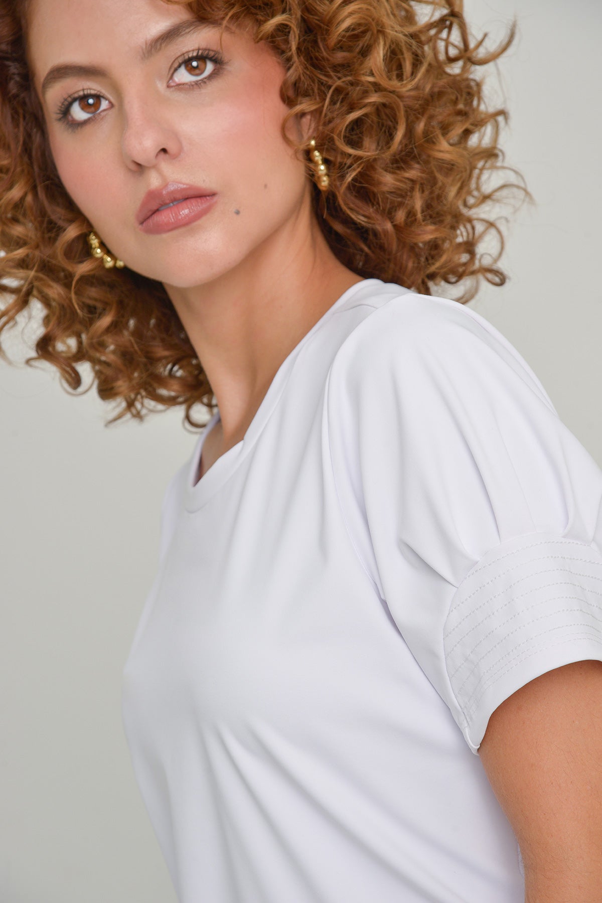 Camiseta en lycra fria manga con prenses