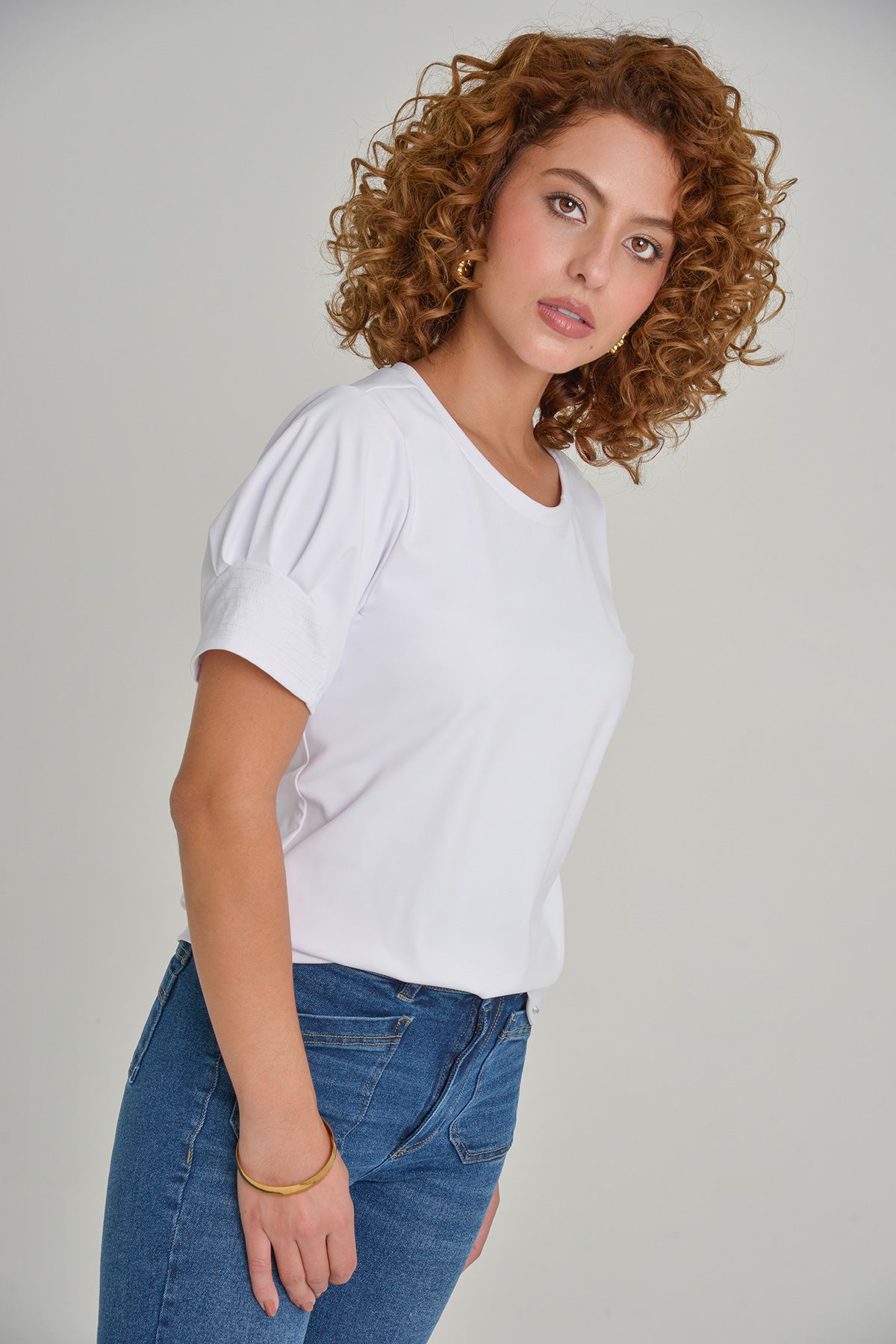 Camiseta en lycra fria manga con prenses