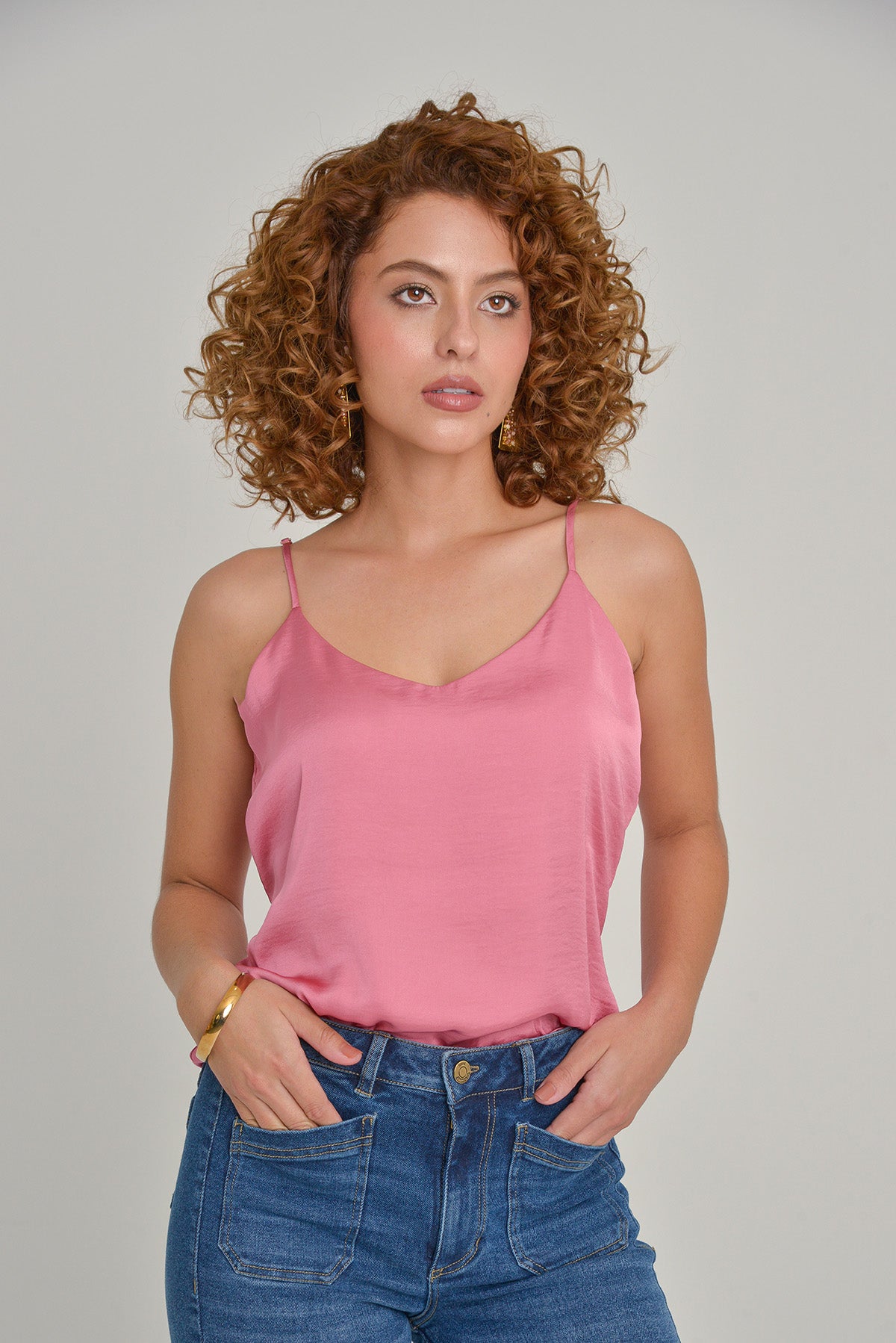 Blusa tiras escote en V
