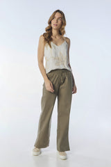 Blusa tiras tejido palmas