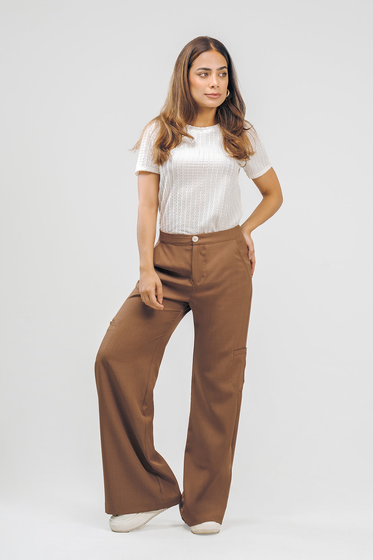 Camiseta manga corta con textura