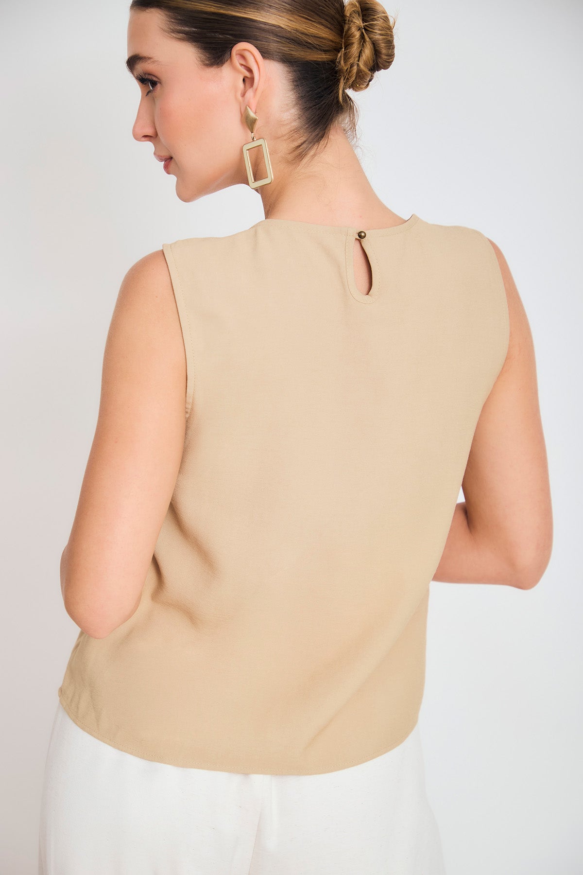 Blusa manga sisa tipo cajón