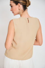 Blusa manga sisa tipo cajón
