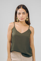 Blusa tiras escote V en rayon