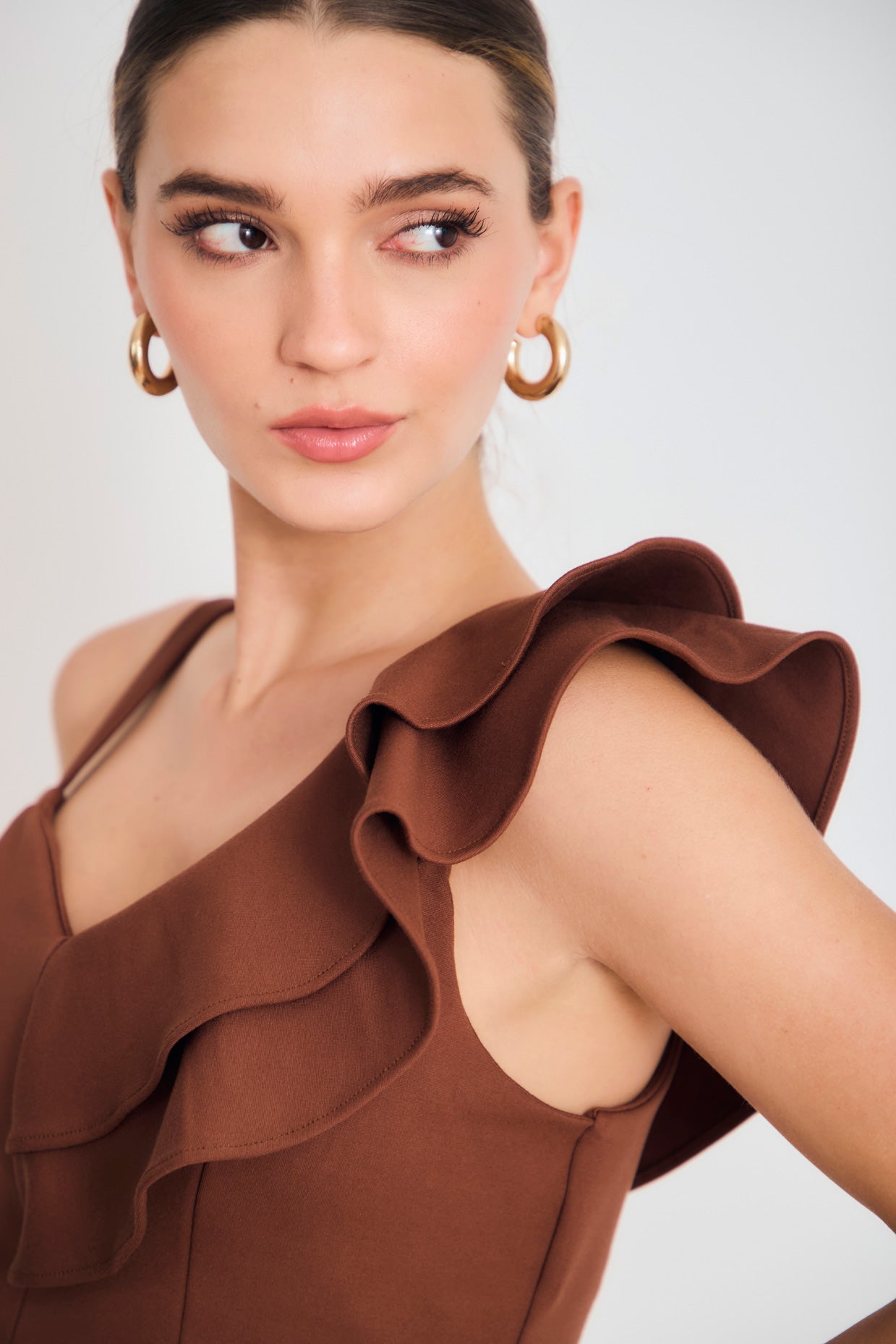 Blusa asimétrica tiras