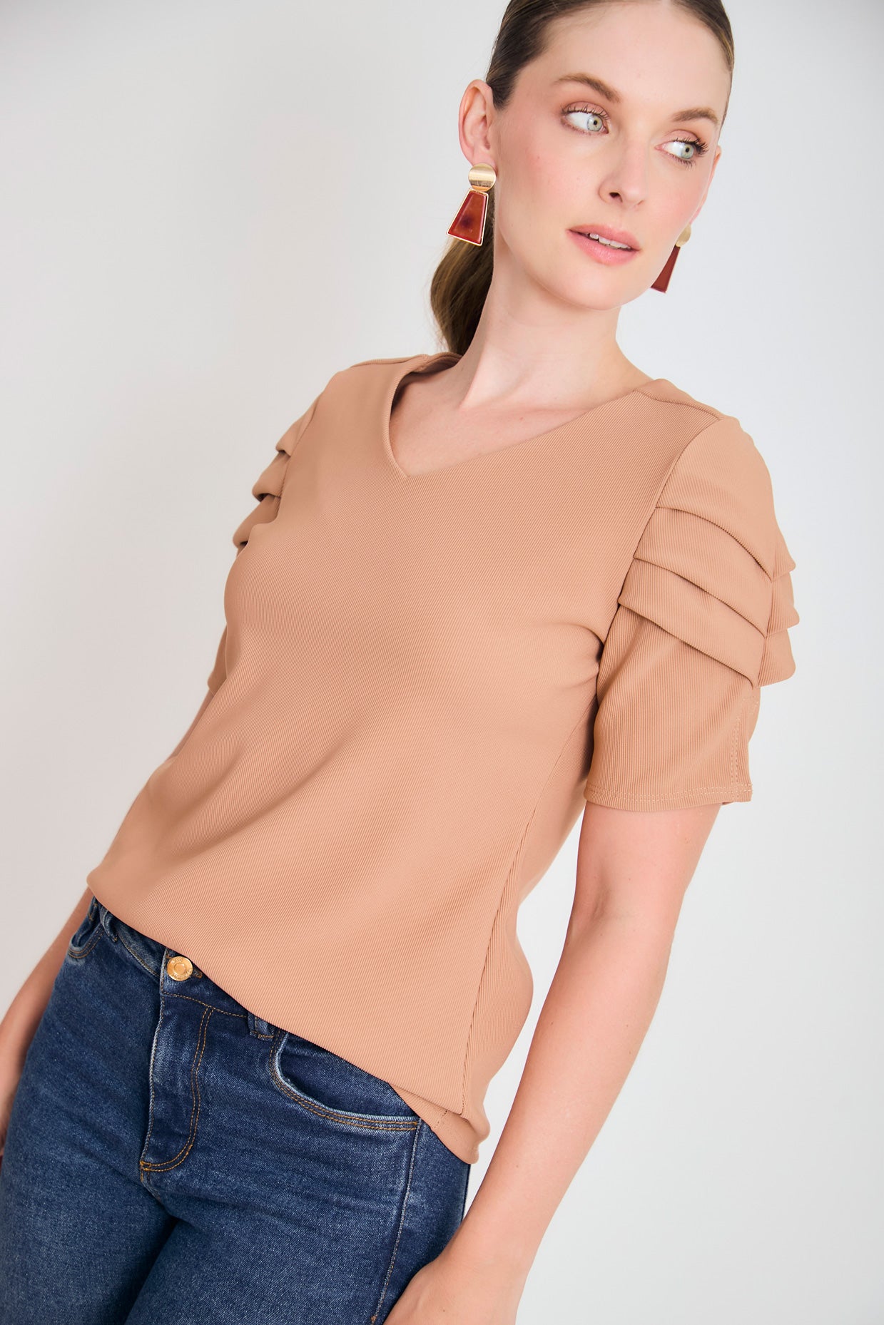 Blusa Cuello V