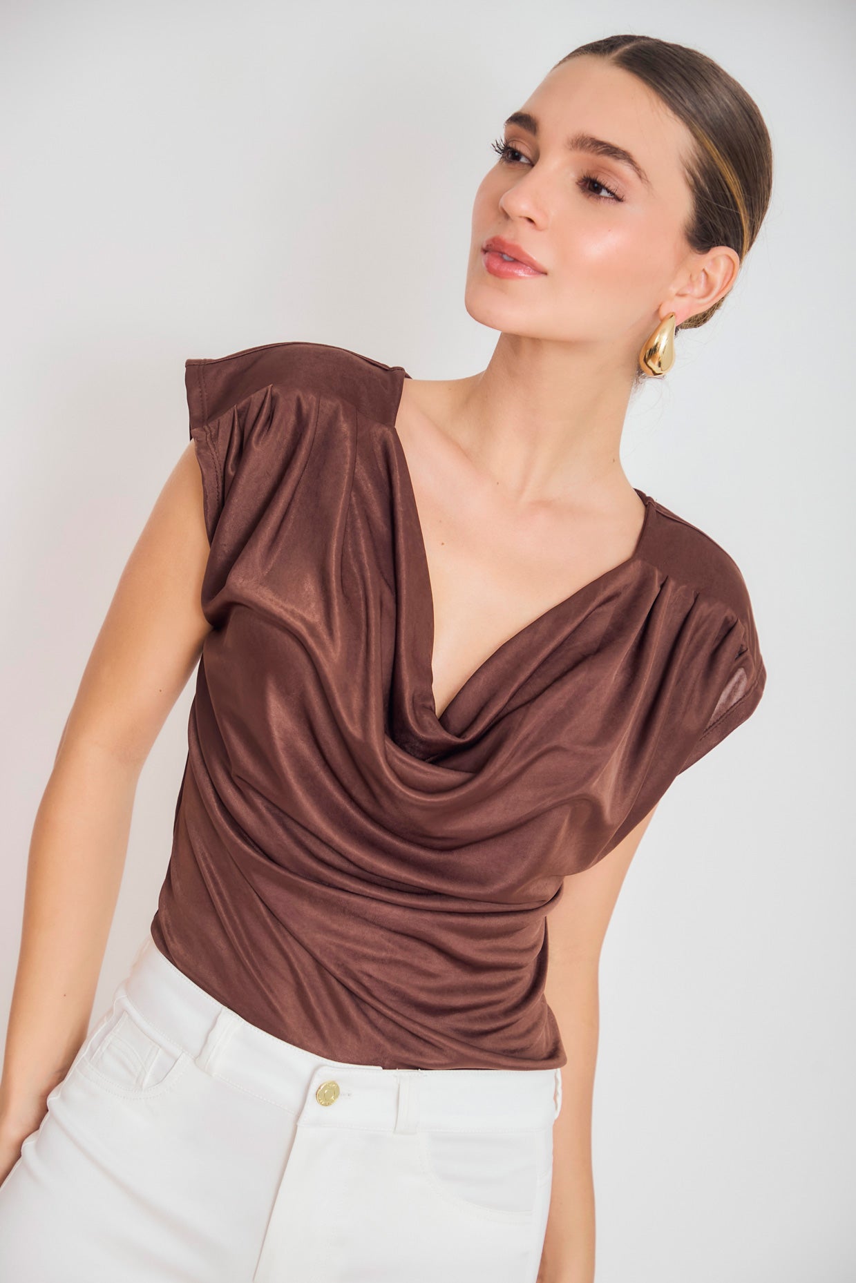 Blusa manga sisa babero