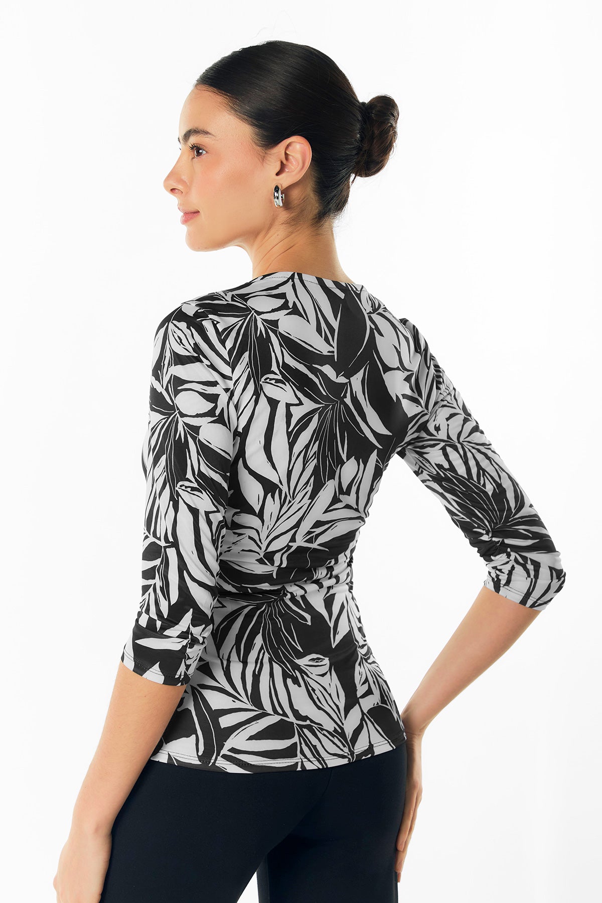 Blusa manga 3/4 estampada