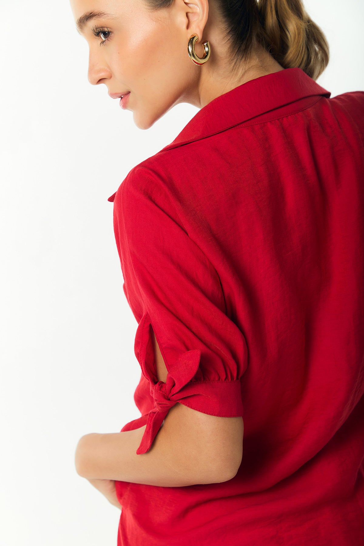 Bluson escote gota con herraje