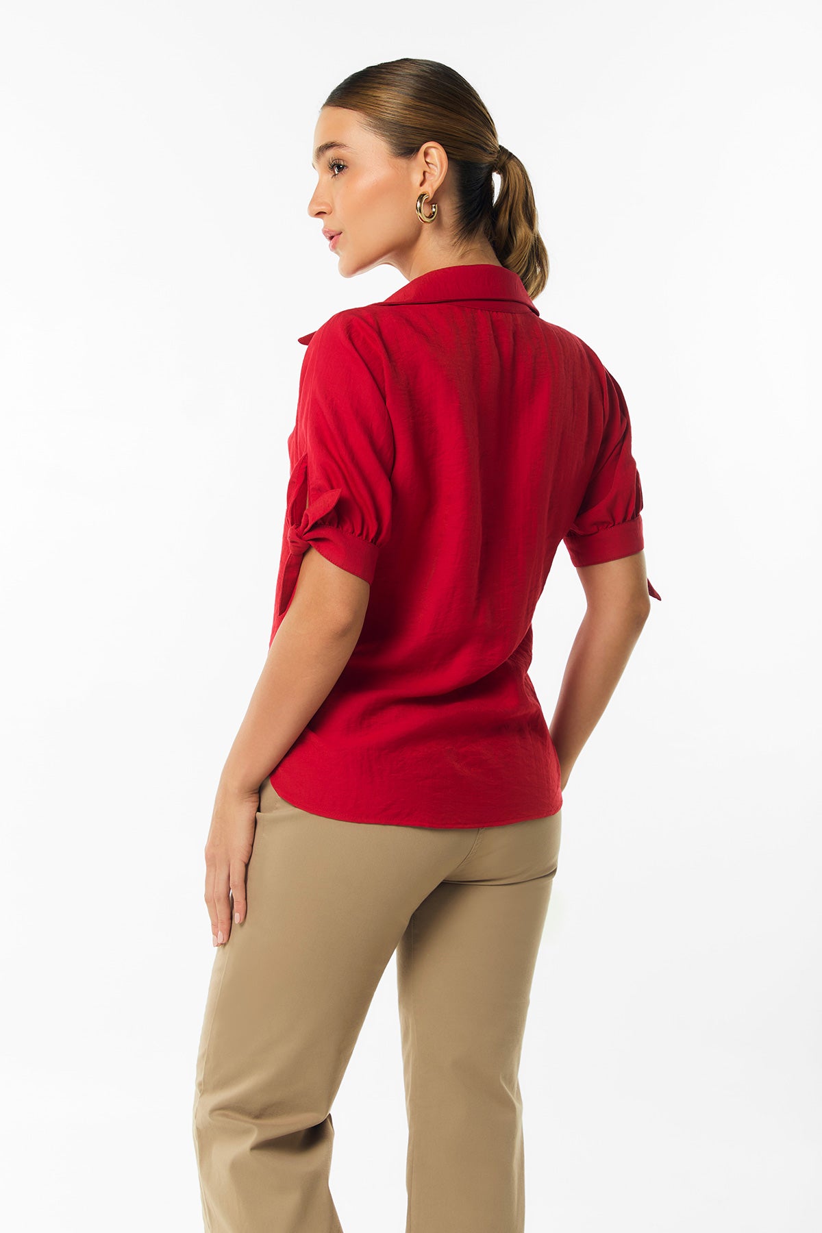 Bluson escote gota con herraje