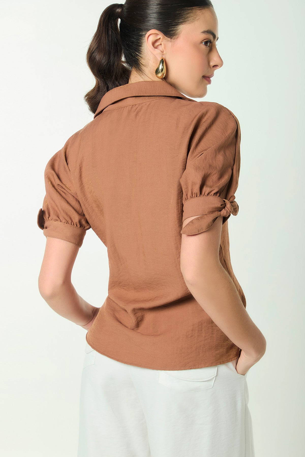 Bluson escote gota con herraje