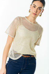 Camiseta en malla